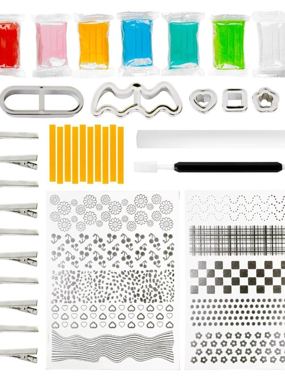 Fashion Angels Tween Artisan Clay Hair Clips Making Kit Multi-Color New - Picture 3 of 5